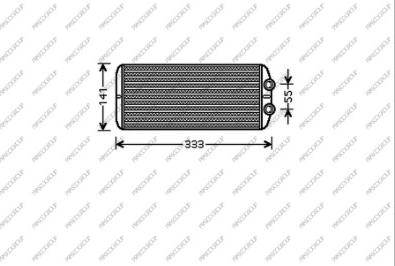 Prasco CI426H002 - Теплообменник, отопление салона autosila-amz.com