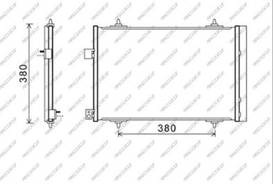 Prasco CI522C001 - Конденсатор кондиционера autosila-amz.com