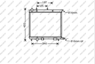 Prasco CI304R001 - Радиатор, охлаждение двигателя autosila-amz.com