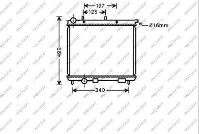 Prasco CI304R003 - Радиатор, охлаждение двигателя autosila-amz.com