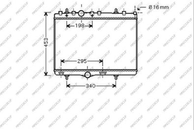 Prasco CI304R007 - Радиатор, охлаждение двигателя autosila-amz.com