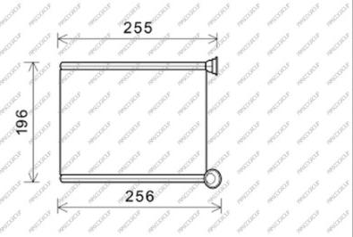 Prasco CI705H001 - Теплообменник, отопление салона autosila-amz.com