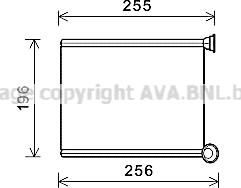 Prasco CN6281 - Теплообменник, отопление салона autosila-amz.com