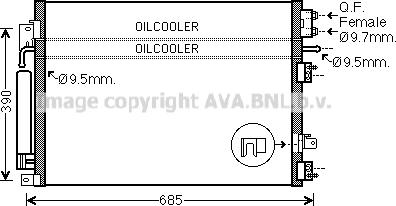 Prasco CR5123D - Конденсатор кондиционера autosila-amz.com