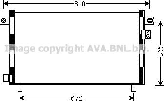 Prasco DN5330 - Конденсатор кондиционера autosila-amz.com