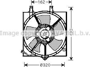 Prasco DN7522 - Вентилятор, охлаждение двигателя autosila-amz.com