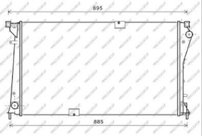 Prasco DS952R005 - Радиатор, охлаждение двигателя autosila-amz.com