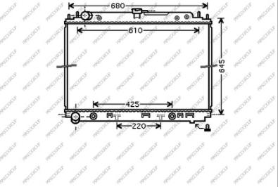 Prasco DS814R002 - Радиатор, охлаждение двигателя autosila-amz.com