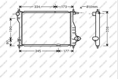 Prasco DW324R002 - Радиатор, охлаждение двигателя autosila-amz.com