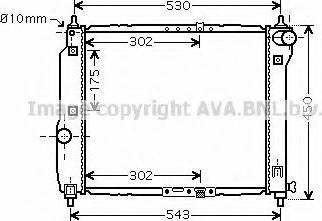 Prasco DW2066 - Радиатор, охлаждение двигателя autosila-amz.com