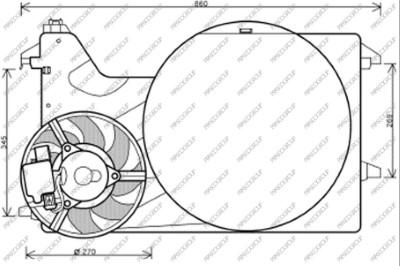 Prasco FD912F002 - Вентилятор, охлаждение двигателя autosila-amz.com