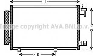 Prasco FD5439 - Конденсатор кондиционера autosila-amz.com