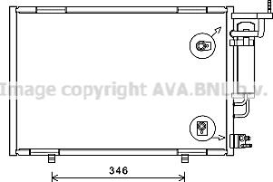 Prasco FD5583D - Конденсатор кондиционера autosila-amz.com