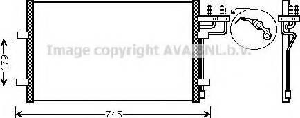 Prasco FD5367 - Конденсатор кондиционера autosila-amz.com