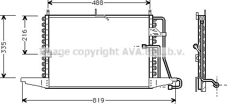 Prasco FD5298 - Конденсатор кондиционера autosila-amz.com