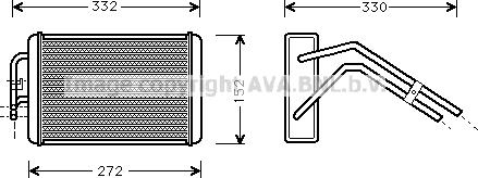 Prasco FD6291 - Теплообменник, отопление салона autosila-amz.com