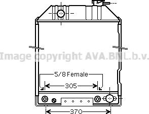 Prasco FD2414 - Радиатор, охлаждение двигателя autosila-amz.com