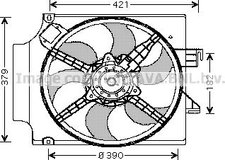 Prasco FD7513 - Вентилятор, охлаждение двигателя autosila-amz.com