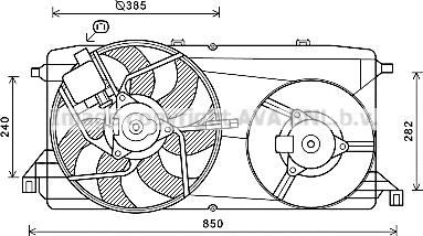 Prasco FD7580 - Вентилятор, охлаждение двигателя ! \FORD TRANSIT 2.2 TDCi (06>14), TRANSIT 2.2 TDCi (07>11), TRANSIT autosila-amz.com