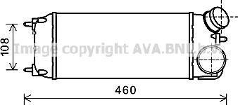 Prasco FDA4476 - Интеркулер, теплообменник турбины autosila-amz.com