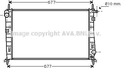 Prasco FDA2266 - Радиатор, охлаждение двигателя autosila-amz.com