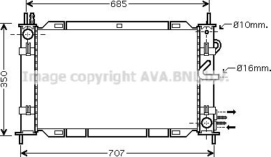 Prasco FDM388 - Модуль охлаждения autosila-amz.com