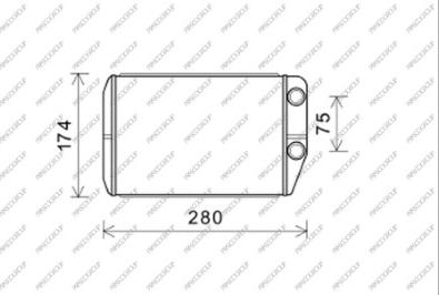 Prasco FT930H001 - Теплообменник, отопление салона autosila-amz.com