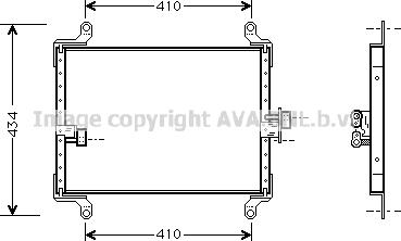 Prasco FT5206 - Конденсатор кондиционера autosila-amz.com