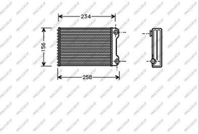 Prasco FT133H002 - Теплообменник, отопление салона autosila-amz.com