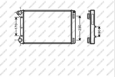 Prasco FT340R009 - Радиатор, охлаждение двигателя autosila-amz.com