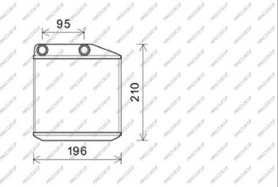 Prasco FT342H001 - Теплообменник, отопление салона autosila-amz.com