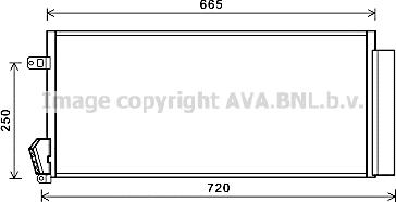 Prasco FTA5396D - Конденсатор кондиционера autosila-amz.com