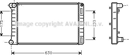 Prasco FTA2210 - Радиатор, охлаждение двигателя autosila-amz.com