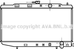 Prasco HD2058 - Радиатор, охлаждение двигателя autosila-amz.com