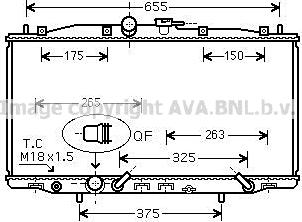 Prasco HD2177 - Радиатор, охлаждение двигателя autosila-amz.com