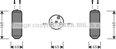 Prasco HDD103 - Осушитель, кондиционер autosila-amz.com