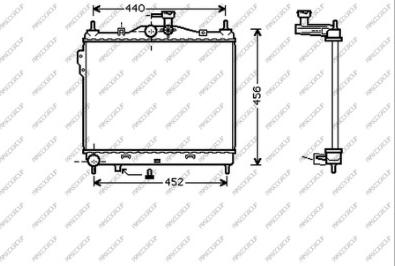 Prasco HN330R003 - Радиатор, охлаждение двигателя autosila-amz.com