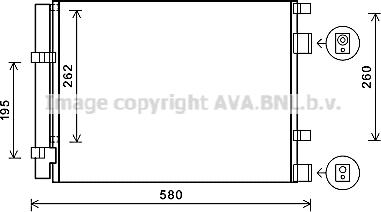 Prasco HY5396D - Конденсатор кондиционера autosila-amz.com