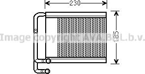 Prasco HY6313 - Теплообменник, отопление салона autosila-amz.com