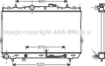 Prasco HY2186 - Радиатор, охлаждение двигателя autosila-amz.com