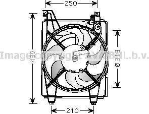 Prasco HY7518 - Вентилятор, охлаждение двигателя autosila-amz.com