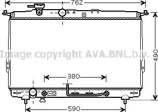 Prasco HYA2107 - Радиатор, охлаждение двигателя autosila-amz.com