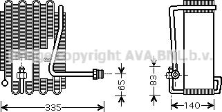 Prasco HYV094 - Испаритель, кондиционер autosila-amz.com