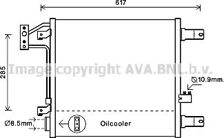 Prasco JE5057 - Конденсатор кондиционера autosila-amz.com