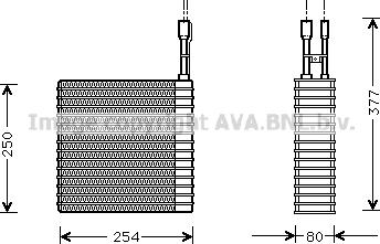 Prasco JEV030 - Испаритель, кондиционер autosila-amz.com