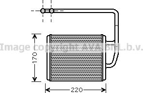 Prasco KA6089 - Теплообменник, отопление салона autosila-amz.com