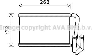 Prasco KA6169 - Теплообменник, отопление салона autosila-amz.com