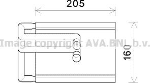 Prasco KA6202 - Теплообменник, отопление салона autosila-amz.com