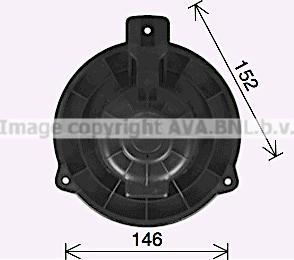 Prasco KA8309 - Электродвигатель, вентиляция салона autosila-amz.com