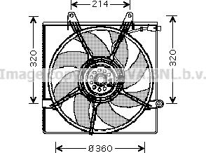 Prasco KA7508 - Вентилятор, охлаждение двигателя autosila-amz.com